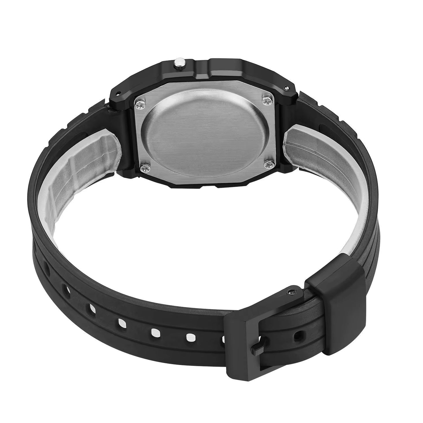 Fashion Sports Men'S Digital Watch Top Brand Simple Square LED Display Casual Silicone Strap Electronic Clock for Men
