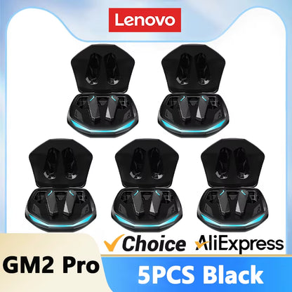 GM2 Pro Bluetooth 5.3 Earphones Sports Headset Wireless In-Ear Gaming Low Latency Dual Mode Music Headphones New
