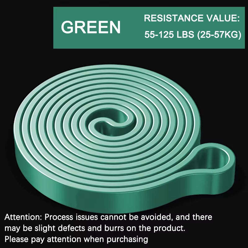 175-250LBS Yoga Multi-Purpose Thickened Heavy-Duty Elastic Band Fitness Training Resistance Stretching Band Thick Circle