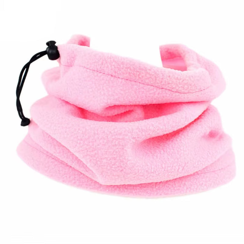 Polar Fleece Neck Tube Scarf Winter Ear Warmer Fishing Skating Running Sport Scarf Adjustable Neck Collar Neckerchief Cycling He