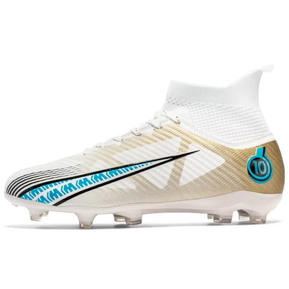 Men FG/TF Football Boots Futsal Professional Unisex Anti-Slip Kids Soccer Shoes Grass Training Outdoor Football Shoes Sneakers