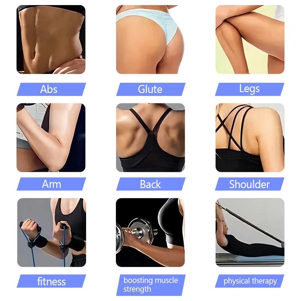 Kit de Bandas de resistencia con agarres para Fitness y trabajo pesado.