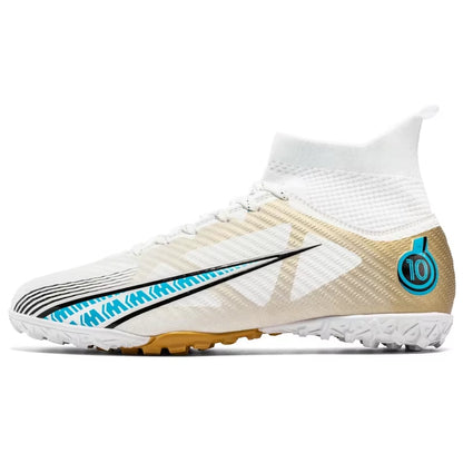 Men FG/TF Football Boots Futsal Professional Unisex Anti-Slip Kids Soccer Shoes Grass Training Outdoor Football Shoes Sneakers
