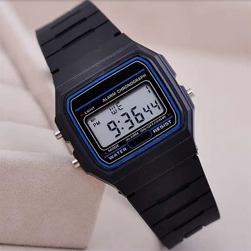 Fashion Sports Men'S Digital Watch Top Brand Simple Square LED Display Casual Silicone Strap Electronic Clock for Men